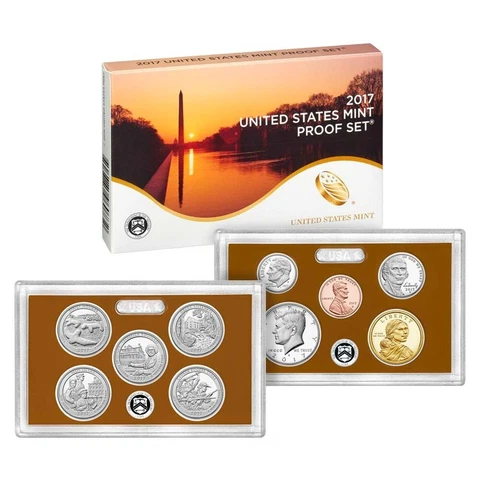 2017-S UNITED STATES MINT PROOF SET ✪ 10 COIN ✪ ORIGINAL BOX & COA◢TRUSTED◣ Cover