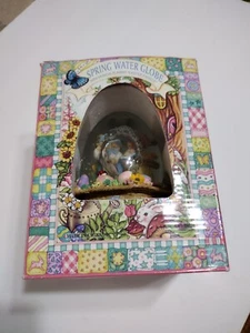 Easter Spring Water Globe Musical " Easter Parade" Egg Shaped NEW! - Picture 1 of 2
