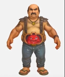 Adult Swim TMNT Aqua Teen Hunger Force Real Carl Meat Krang wad Mashup Custom - Picture 1 of 2