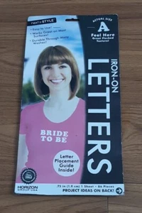 Bügelbuchstaben 86 Stück SEALED NEU 2014 Horizon Group USA - Bild 1 von 2