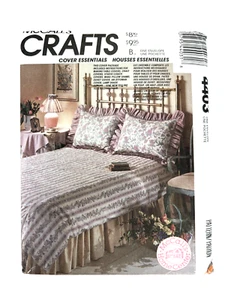 McCALLS CRAFTS Home Center Patterns 4403 "Cover Essentials" Uncut Instruction Bk - Picture 1 of 15