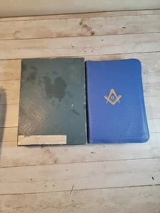 Vintage 1940 Holman Holy Bible & King Solomon's Temple In Masonry In Org Box 40M - Picture 1 of 19
