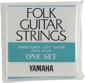 Yamaha Folk Guitar String Extra Light Gauge Set FS550 Uncoated - Picture 1 of 1