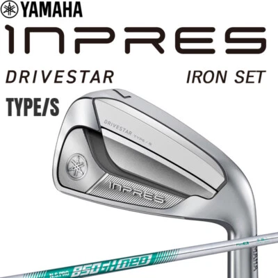 YAMAHA Golf Japan Model 2025 INPRES DRIVESTAR TYPE/ S Iron set #7,8,9,Pw NSPRO-S - Image 1 of 4