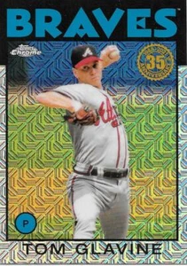 Actualización Topps 2021 Tom Glavine paquete plateado 1986 cromo - Atlanta Braves - #86C-21 - Imagen 1 de 1