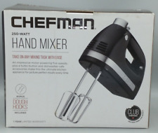 NEW Chefman 250-Watt Hand Mixer w/ Bonus Dough Hooks