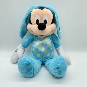 Mickey Mouse 16" Easter Bunny Plush Stuffed Animal Doll Disney Just Play **NEW** - Picture 1 of 13