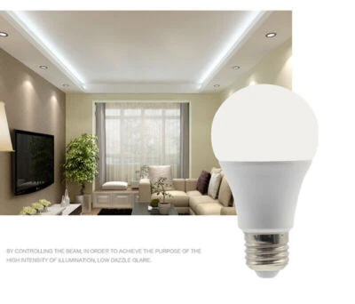 LED Bulb Light E27 3W5W7W10W12W15W18W20W30W Cool  Ultra Bright White/Warm White - Image 1 of 4