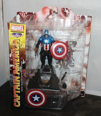 Экшн-фигурка Marvel Select коллекционное издание Captain America - Изображение 1 из 4