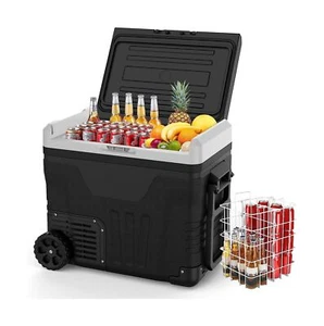 50L 12V Car Refrigerator, White 53 Quart - Picture 1 of 8