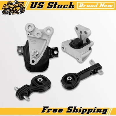 Juego de 4 piezas de montaje de motor y transmisión para Honda Civic 2006-2010 automático 1,8 L Foto 1 de 4