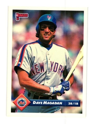 1993 Donruss #486 Dave Magadan New York Mets - Image 1 of 2