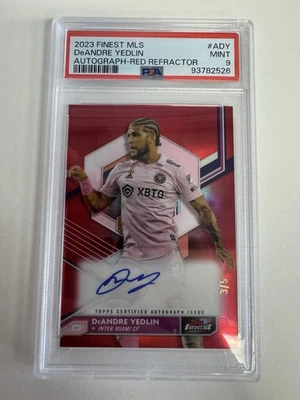 2023 Topps Finest MLS - Autographs DeAndre Yedlin #A-DY Red Refractor 3/5 (AU) - Image 1 of 3