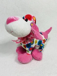 "Felpa rosa multicolor para cachorro de 6"" arte pop cachorro perro Lovey" - Imagen 1 de 7