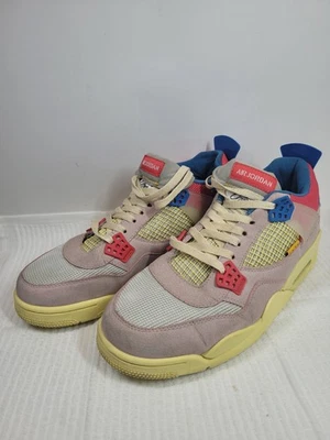 Jordan 4 ретро Union Guava льда DC9533-800 мужской размер 12 б/у без оригинальной коробки - Изображение 1 из 4