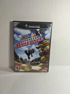 Mario Superstar Baseball (Nintendo GameCube Spiel NUR VERPACKUNG (OHNE SPIEL) SEHR GUTER ZUSTAND - Bild 1 von 3