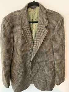 Saville Row Tweed 46R Herren Blazer Sakko kariert - Bild 1 von 10