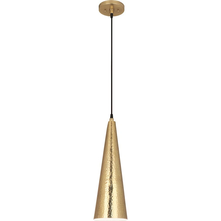 Robert Abbey Dal 1 Light 17" Pendant, Modern Brass - 9873 - Image 1 of 1