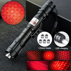 3000Miles 650nm Red Laser Torch Penlight Visible Beam Starry Light USB Charging - Picture 1 of 12