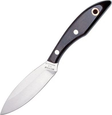 Grohmann Original Fixed Knife Stainless Steel Blade Rosewood Handle - R1S - Image 1 of 2