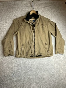 KAVU Full Zip gefütterte Wanderjacke hellbraun Herren Medium Vintage - Bild 1 von 12