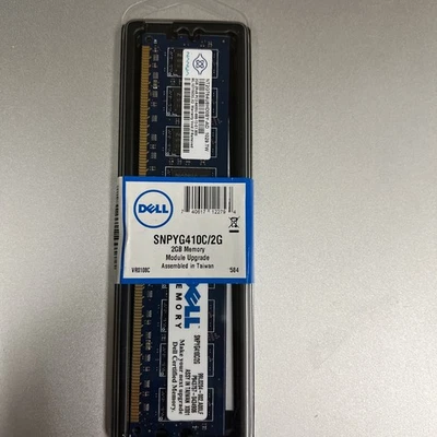 2GB SNPYG410C/2G 240-Pin PC2-6400 DDR2 RAM UDIMM Desktop Memory for Dell - Image 1 of 2
