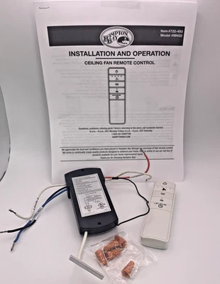 Hampton Bay Universal Smart 4 Speed Ceiling Fan Remote | SKU 722 493 Model 99432 - Image 1 of 4