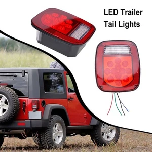 Dependable Brake License Plate Lamp 39LED for Jeep For Wrangler YJ TJ CJ5 - Picture 1 of 12