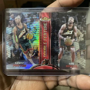 1999-00 Topps Finest doble característica refractor derecho Gary Payton Vin Baker #DF10  - Imagen 1 de 2