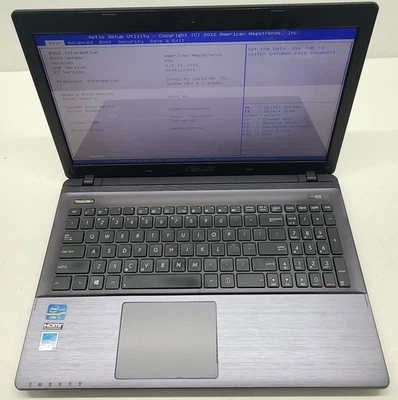 Portátil ASUS K55A-SI50301P Intel i5-3230M 4 GB Ram SIN HD/OS (FL) Foto 1 de 4