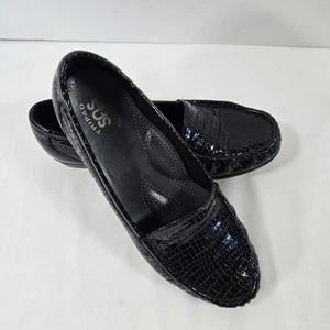 SAS Tripad Comfort Fußbett schwarz Patton Leder Halbschuh Damenschuhe Größe 9,5 W - Bild 1 von 8