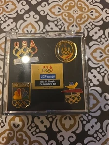 Set da collezione spilla olimpica americana 1992 JCPenney (5 spille in custodia di plastica) BARCELLONA - Foto 1 di 6