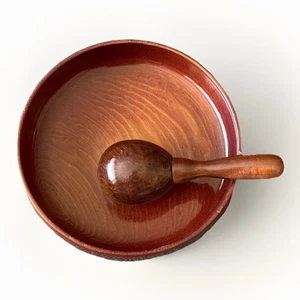 VTG Rare Ruayne Brand Dinnel Redwood Products Garberville California Exotic Bowl - Picture 1 of 8