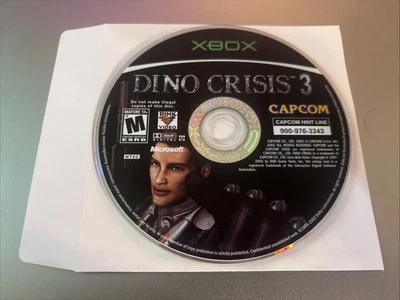 Disco Dino Crisis 3 (Microsoft Xbox, 2003) solo probado y funcionando Foto 1 de 2