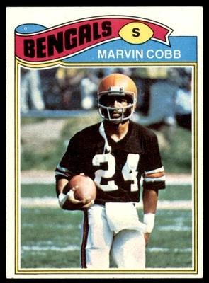 1977 Topps Marvin Cobb Cincinnati Bengals #52 NM - Image 1 of 2