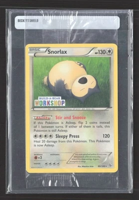 2014 Pokemon Build A Bear Workshop Snorlax Sealed Promo 80/106 - Image 1 of 2