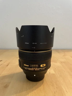 Lente Nikon NIKKOR AF-S 58 mm F/1,4G Foto 1 de 4