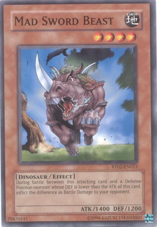 Mad Sword Beast - RP02-EN023 - Common - Unlimited Edition - Lightly Played - Image 1 of 1