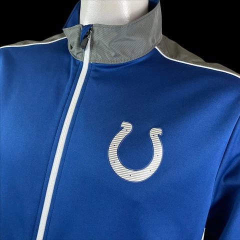 Majestic Indianapolis Colts Jacket Therma base Men’s XL Zip Up Light Weight C59 Cover