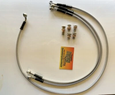 YAMAHA R1 2007 2008  Goodridge braided brake lines – NON ABS front and rear T... - image 1 of 4