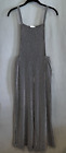 Sienna Sky Size S Jumpsuit Sleeveless Black and White Stripes Wide Leg Knit
