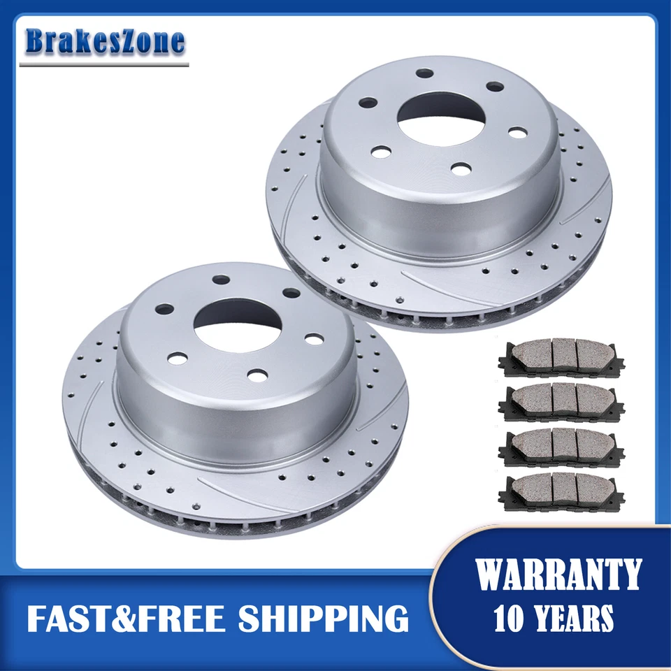 REAR Brake Rotors Pads Kit fit for Chevrolet Tahoe GMC Yukon 2000-2006 Brakes - Image 1 of 4
