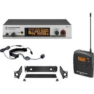 Sennheiser EW 300 G3 B Evolution Wireless EM 300 Receiver SK300 Bodypack ME3 Mic - Picture 1 of 13