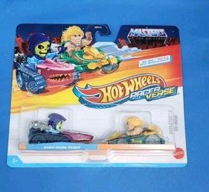 2024 NEW! Hot Wheels Racer Verse MASTERS OF THE UNIVERSE 2 Pack - Picture 1 of 6
