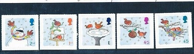 (#961) GB JUEGO DE SELLOS DE NAVIDAD 2001 sin montar o nunca montado Foto 1 de 1