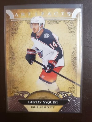 2020-21 Gustav Nyquist Artifacts Hockey Columbus Blue Jackets - Image 1 of 2