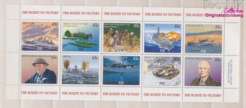 Estampillas Fiji-Islas 2005 Mi 1113-1122 Hoja (emisión completa) sin montar (10576909 Foto 1 de 1