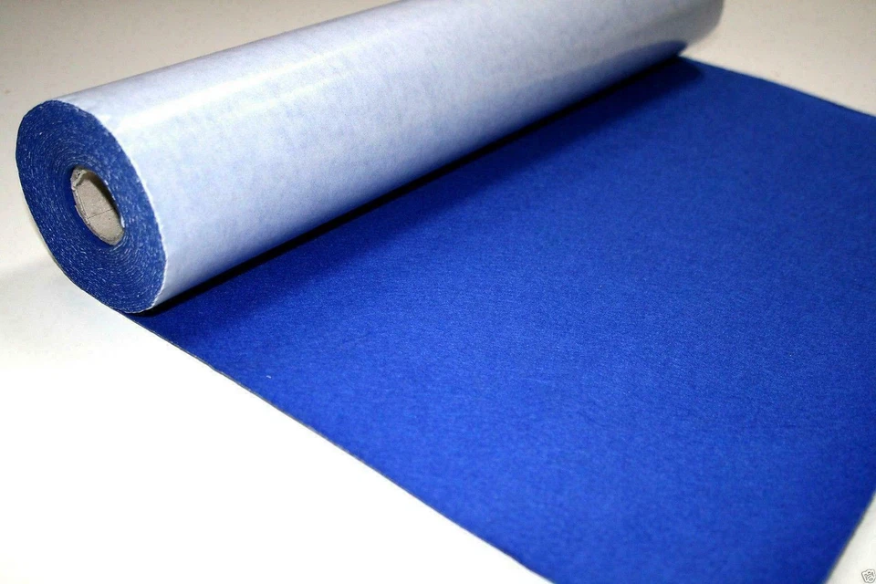 Self Adhesive Felt Baize Fabric Mini Rolls - ROYAL - Image 1 of 1