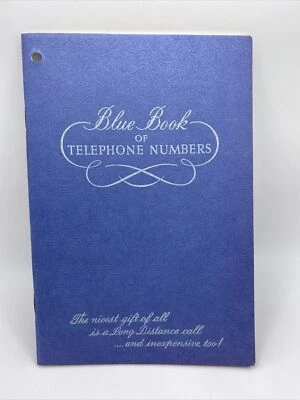 Vintage Ohio Bell Blue Book of Telephone Numbers &  Addresses NEW NOS Excellent - Image 1 of 4
