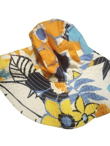 Gymboree Unisex Youth Sun Hat Floral Bright Colored - Picture 1 of 3